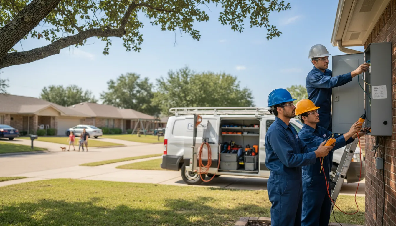 Certified electrician providing emergency electrical services in Minot Afb, ND